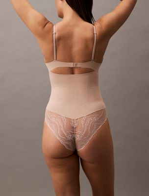 cedar shapewear bodysuit - sensual stretch lace for women calvin klein