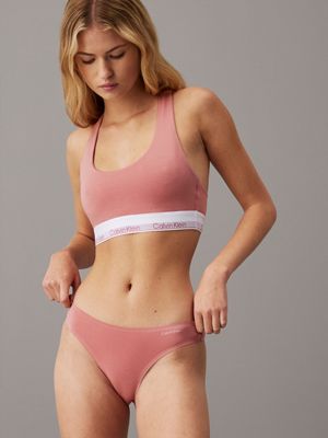 pink bikini briefs - modern air for women calvin klein