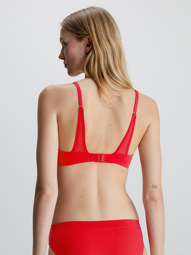 sujetador invisible - perfectly fit flex red de mujer calvin klein