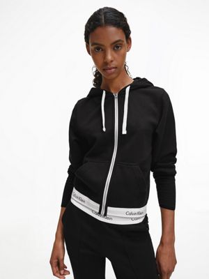 Descubrir 65+ imagen calvin klein zip up hoodie women’s