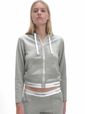 calvin klein lounge zip up hoodie