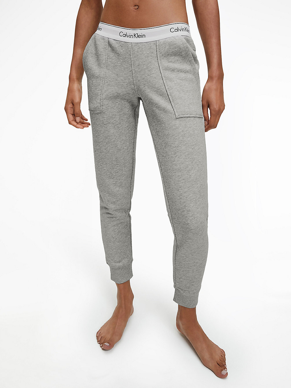 GREY HEATHER Pantalon De Jogging D'intérieur - Modern Cotton undefined femmes Calvin Klein