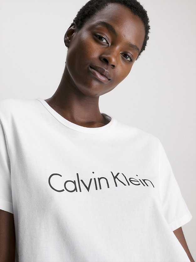WHITE Haut de pyjama - Comfort Cotton for femmes CALVIN KLEIN