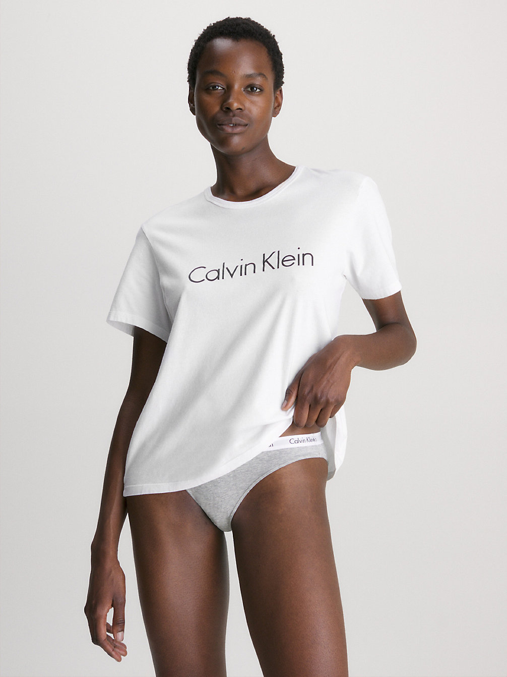 Camiseta De Pijama - Comfort Cotton > WHITE > undefined mujer > Calvin Klein