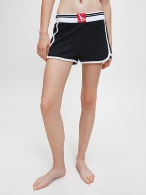 calvin klein shorts and hoodie set womens