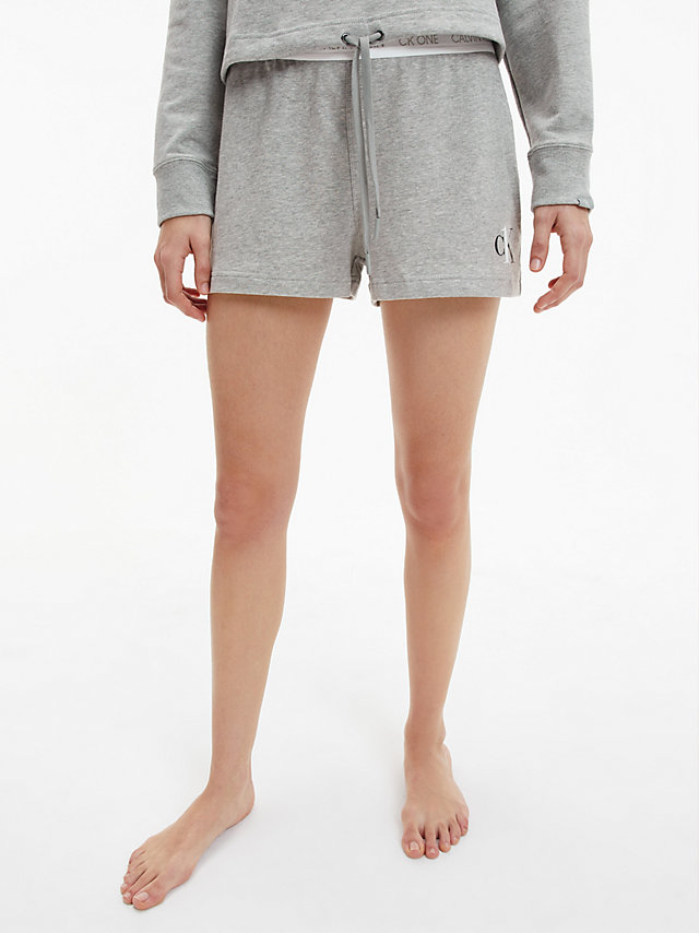 Grey Heather Lounge Shorts - CK One undefined women Calvin Klein