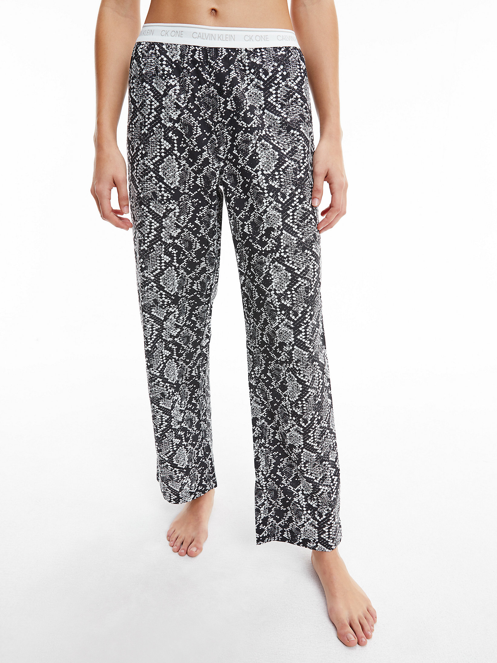 Rattlesnake Print_black > Pyjama-Hose – CK One > undefined Damen - Calvin Klein