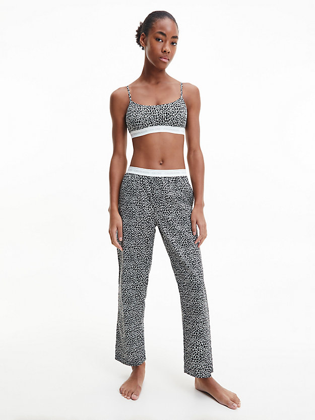 MINI GIRAFFE PRINT_GREY HEATHER Pyjama Pants - CK One for women CALVIN KLEIN