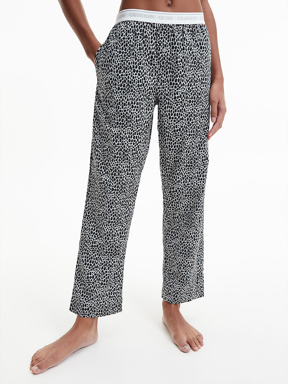 MINI GIRAFFE PRINT_GREY HEATHER Pyjama Pants - CK One undefined women Calvin Klein