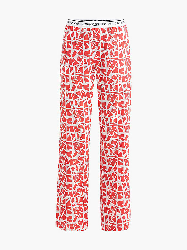 SLICED LOGO PRINT_ORANGE ODYSSEY Spodnie od piżamy - CK One dla Kobiety CALVIN KLEIN