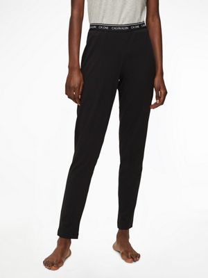 calvin klein black lounge pants