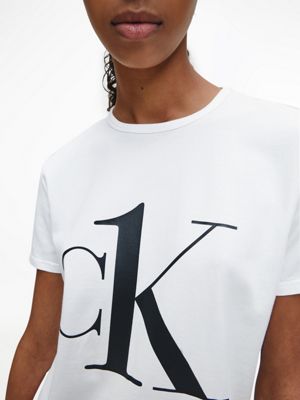 WHITE_BLACK LOGO Góra od piżamy - CK One dla Kobiety CALVIN KLEIN