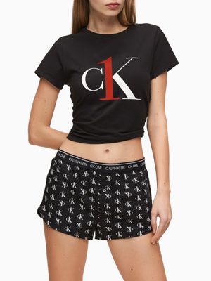 calvin klein shorts and jumper set