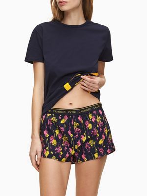 calvin klein shorts set women's