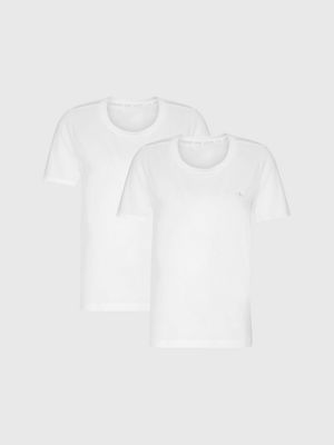 WHITE 2er-Pack Lounge-T-Shirts - CK One für Damen CALVIN KLEIN