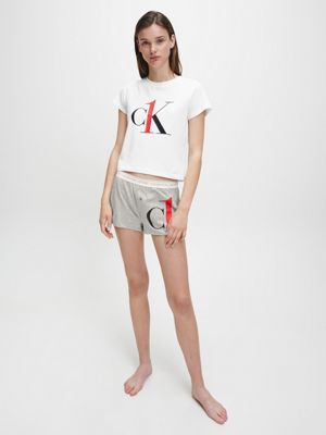 calvin klein pyjama shorts womens