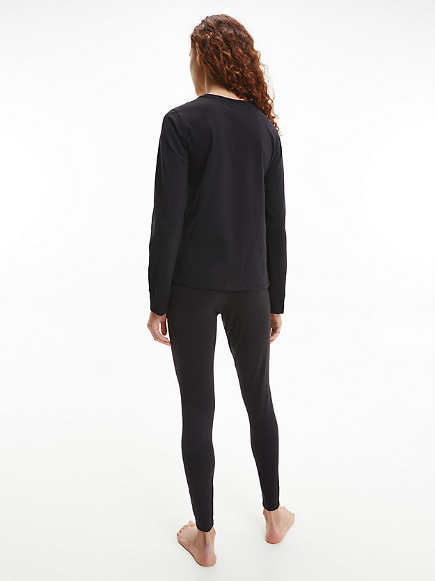 BLACK_EXACT LOGO Pyjama Top - CK One for women CALVIN KLEIN