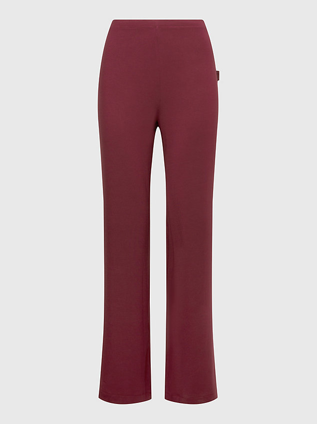 red lounge pants for women calvin klein