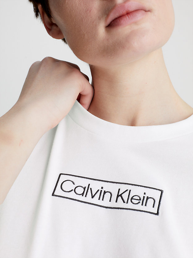 WHITE Lounge T-shirt - reimagined Heritage for women CALVIN KLEIN