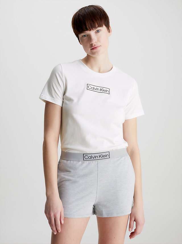 White > Camiseta De Estar Por Casa - Reimagined Heritage > undefined Damen - Calvin Klein