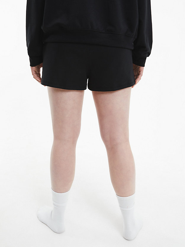 black pyjama shorts - reimagined heritage for women calvin klein