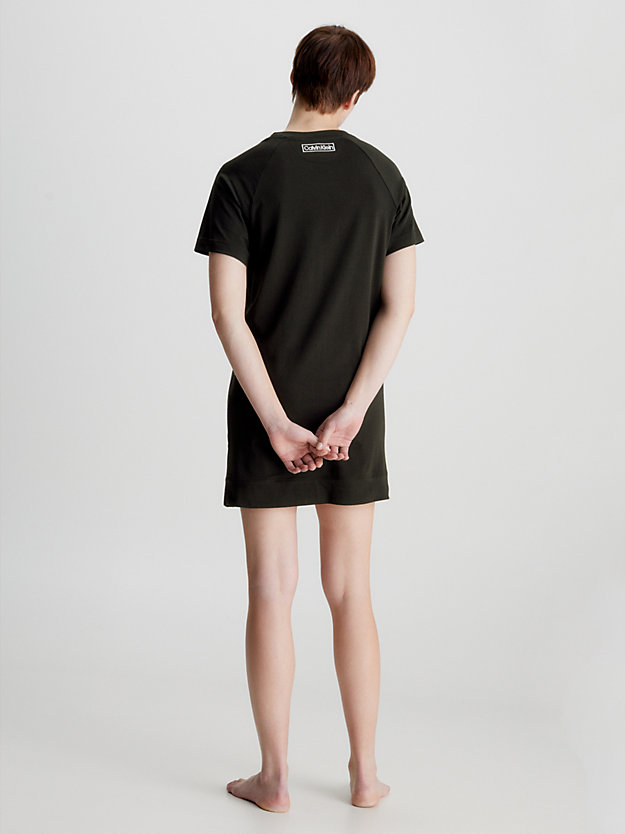 BLACK Night Shirt - Reimagined Heritage for women CALVIN KLEIN