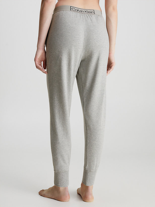 grey heather lounge joggers - reimagined heritage for women calvin klein
