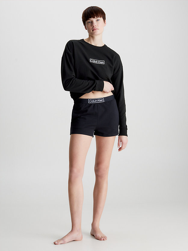 BLACK Lounge Sweatshirt - reimagined Heritage for women CALVIN KLEIN