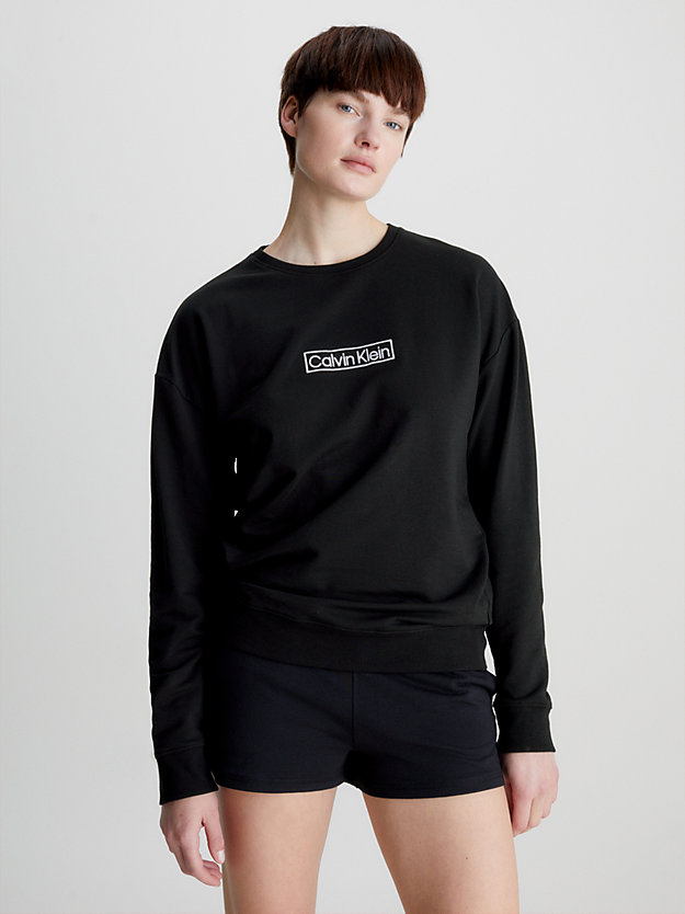 BLACK Lounge Sweatshirt - reimagined Heritage for women CALVIN KLEIN