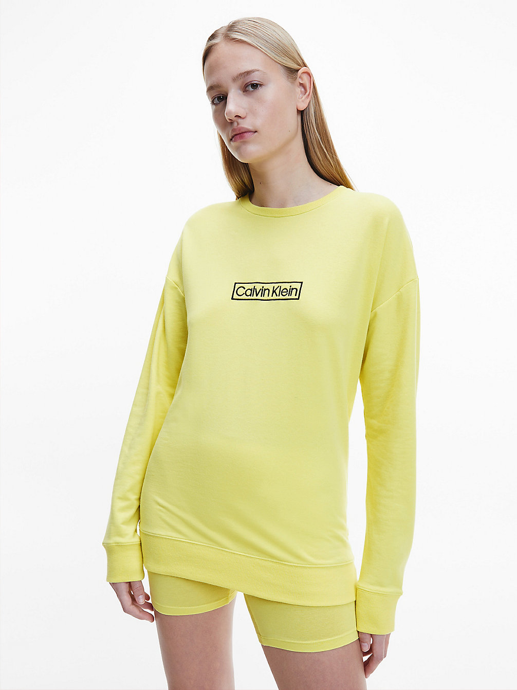 Loungesweatshirt - Reimagined Heritage > CYBER GREEN > undefined donna > Calvin Klein