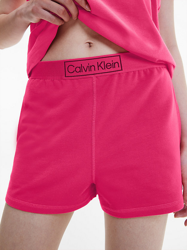 PINK SPLENDOR Shorts-Pyjama-Set – Reimagine Heritage für Damen CALVIN KLEIN
