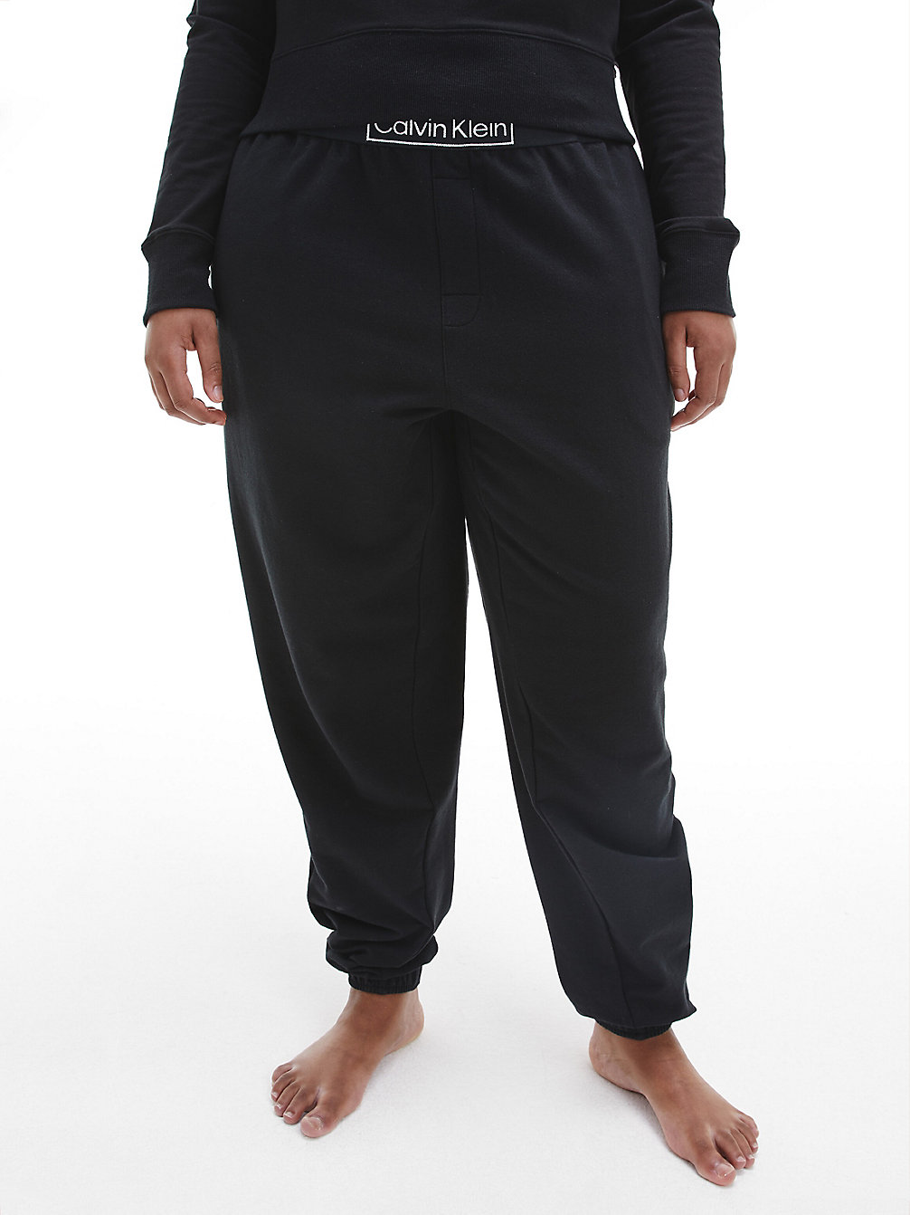 BLACK Pantalon De Jogging D'intérieur Grande Taille undefined femmes Calvin Klein