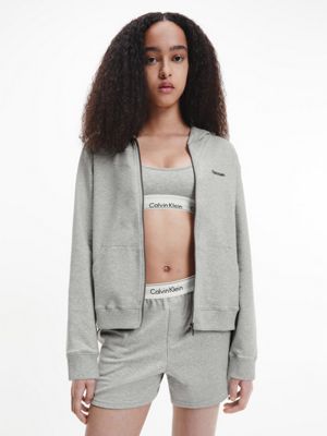 Calvin klein women's hoodie hot sale zip