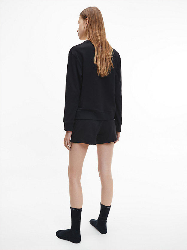 BLACK Sweat-shirt d'intérieur - Modern Cotton for femmes CALVIN KLEIN