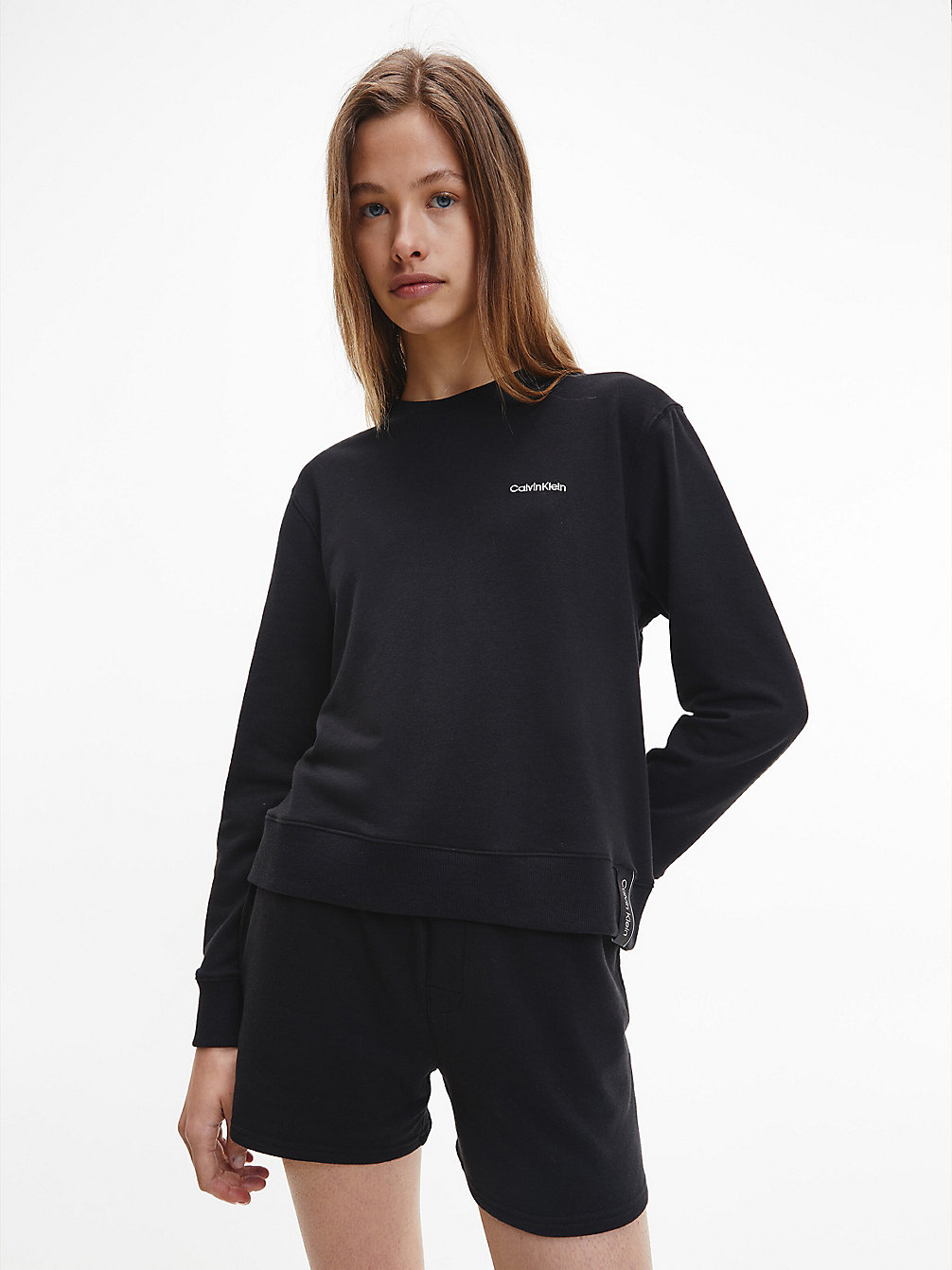 BLACK Sweat-Shirt D'intérieur - Modern Cotton undefined femmes Calvin Klein