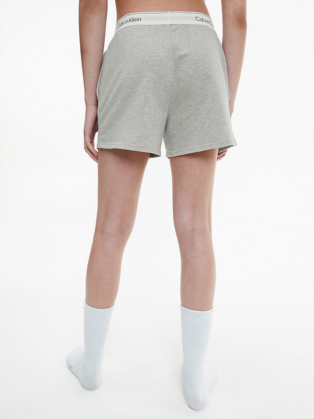 GREY HEATHER Pyjama Shorts - Modern Cotton for women CALVIN KLEIN