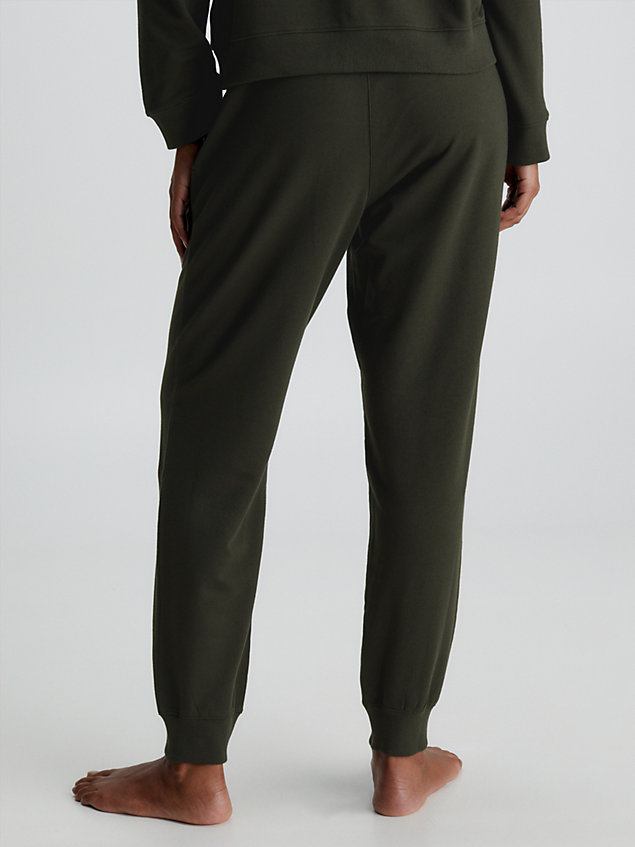 pantaloni pigiama - modern cotton green da donna calvin klein