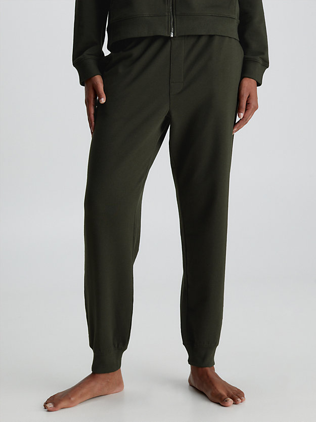 field olive pyjama pants - modern cotton for women calvin klein