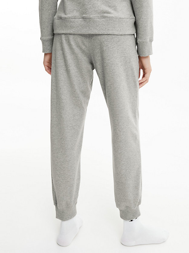 pantalón de pijama - modern cotton grey heather de mujer calvin klein