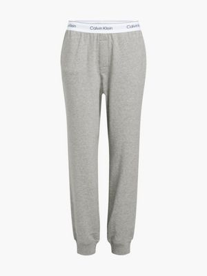 Calvin klein modern cotton heather gray womens jogger deals pants