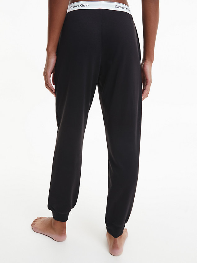 black spodnie od piżamy - modern cotton dla kobiety - calvin klein