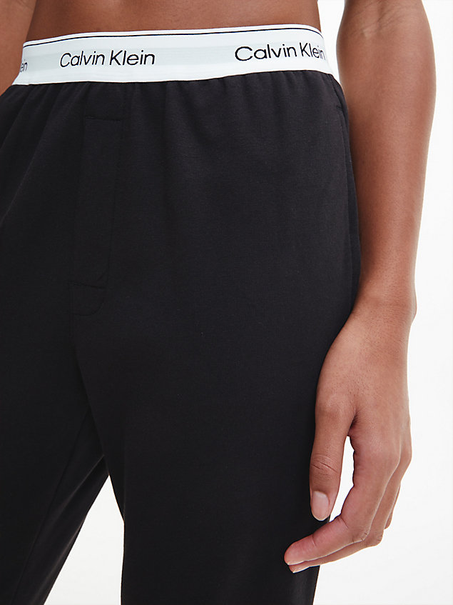 black spodnie od piżamy - modern cotton dla kobiety - calvin klein