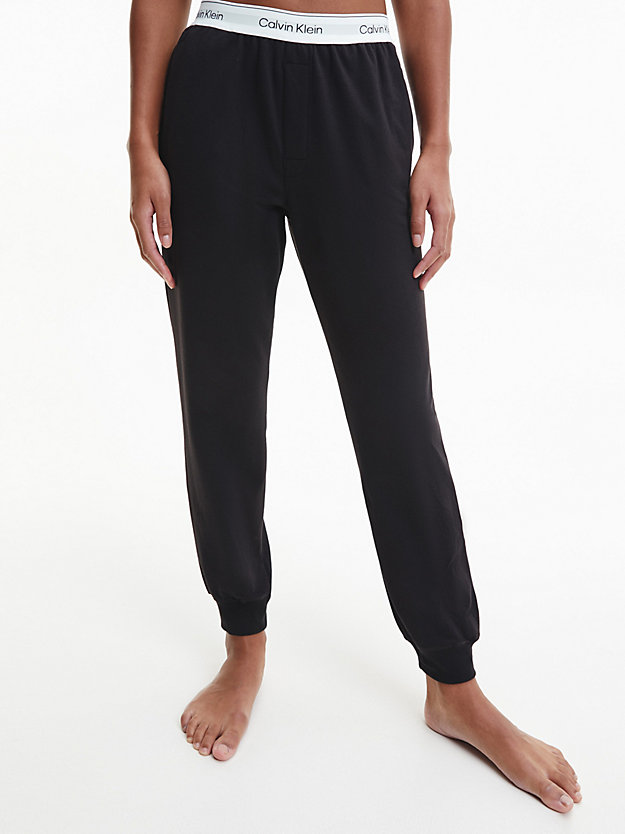 pantaloni pigiama - modern cotton black da donna calvin klein