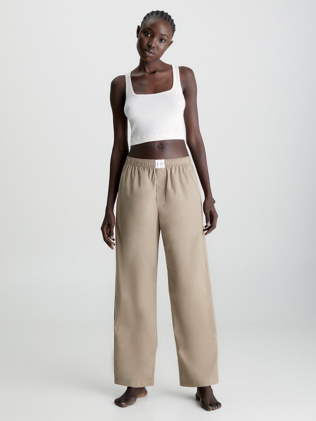 NATURAL GRAY Pantalon de pyjama - Pure Cotton for femmes CALVIN KLEIN
