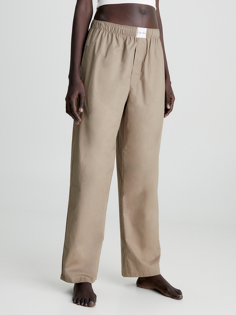 NATURAL GRAY Pantalon De Pyjama - Pure Cotton undefined femmes Calvin Klein
