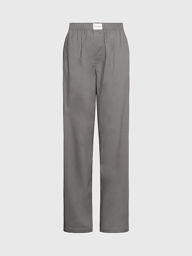 grey pyjamabroek - pure cotton voor dames - calvin klein