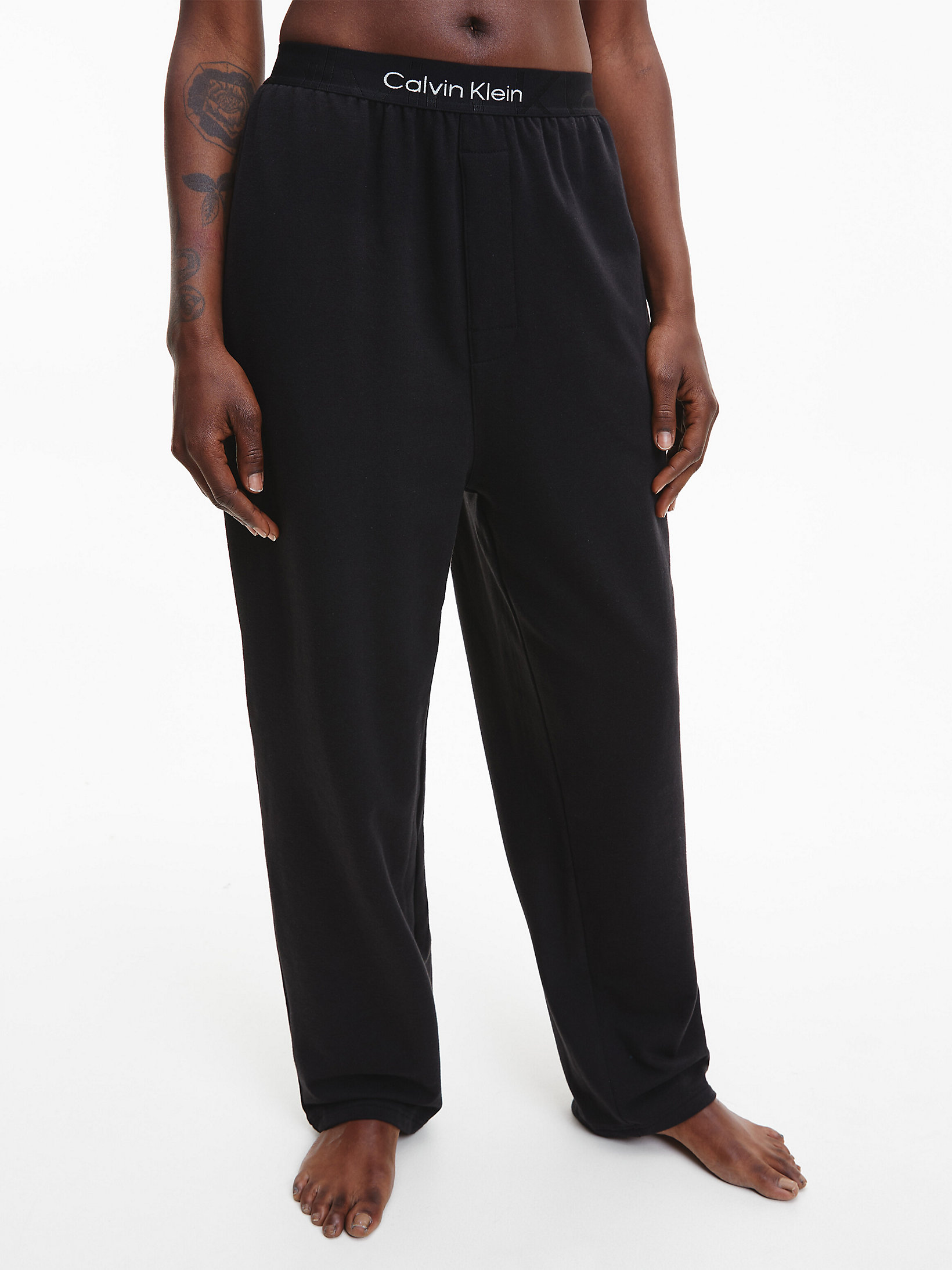 Pantalon De Pyjama - Embossed Icon > Black > undefined femmes > Calvin Klein