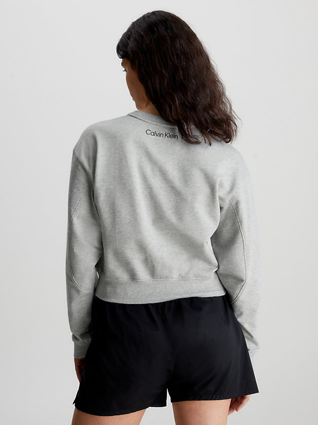 grey lounge-sweatshirt - ck96 für damen - calvin klein