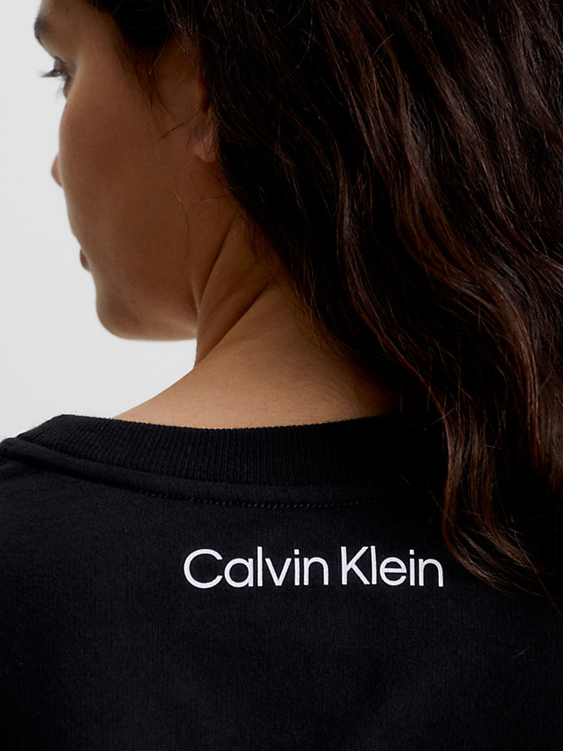 black lounge-sweatshirt - ck96 für damen - calvin klein