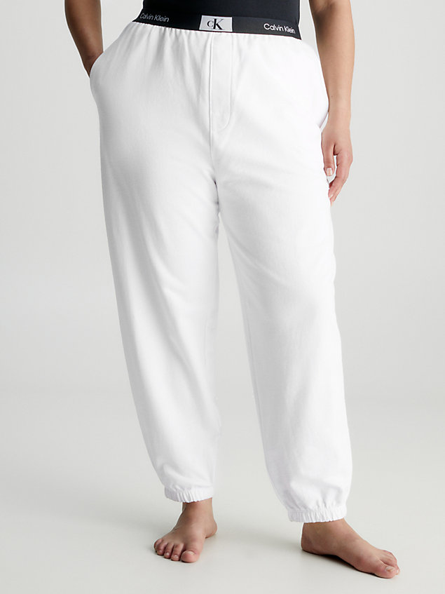 pantaloni della tuta lounge - ck96 white da donna calvin klein
